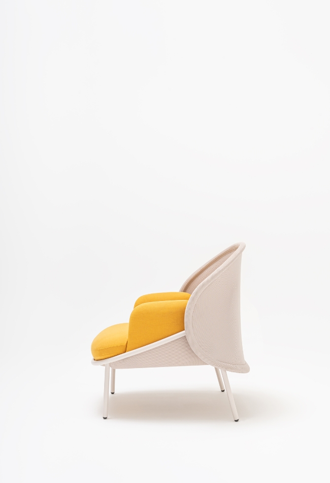 Mesh armchair low shield - imagine 2